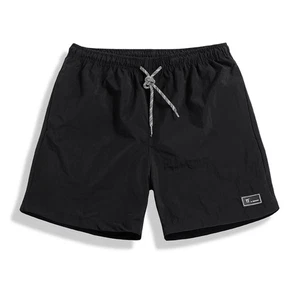 Pantaloncini Uomo Casual Sciolti Sportivi Fascia Estivi Nero Vestibilità Relaxed,Taglia Media - Foto 1 di 3