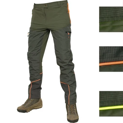 Pantalone Uomo Caccia Pesca Trekking Leggero Estivo In Tessuto Tecnico Elastico - Immagine 1 di 4