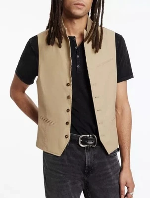$498 Brand New John Varvatos Collection Woodward Vest Jacket EU46 US36 - Image 1 of 4