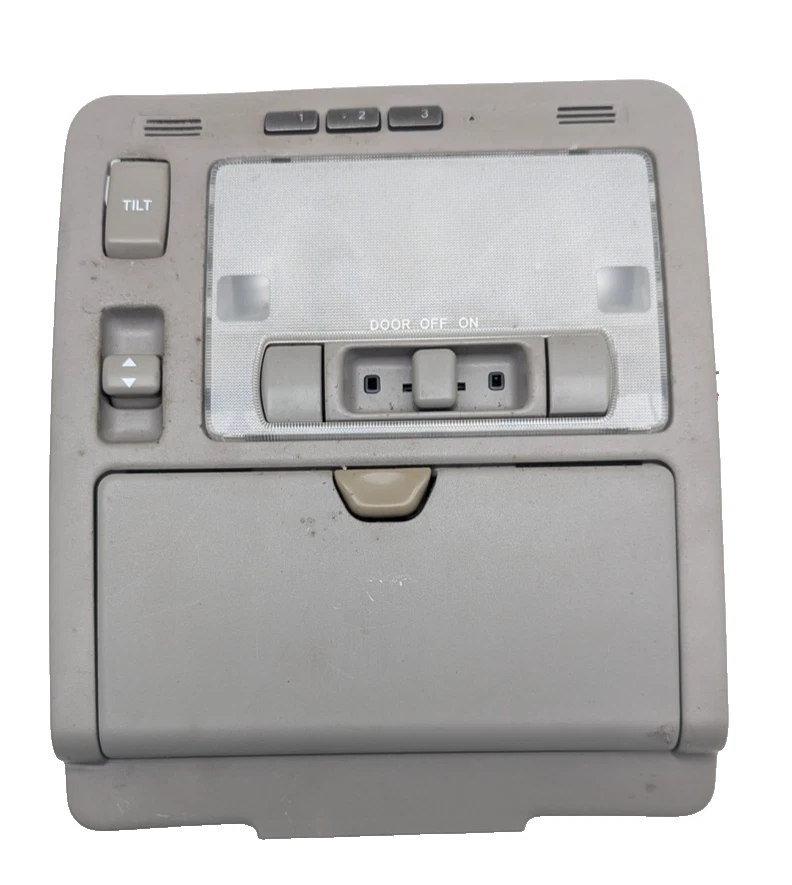 01-06 LEXUS LS430 techo superior delantero cúpula mapa luz lámpara interruptor techo corredizo Foto 1 de 4