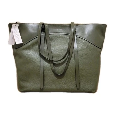 Rebecca Minkoff Signature Top Zip Tote Bag Olive Green Large Tote NWT - Image 1 of 4