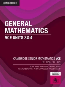 General Mathematics VCE Units 3&4 2nd Edition by Peter Jones - Picture 1 of 1
