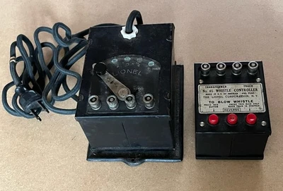 Controlador de silbato vintage LIONEL Transformer tipo B y #65 Foto 1 de 4