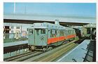 1958 Boston Mta Leads A 4-Car Rapid Transit (1927) Train, Charlestown Postcard