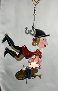 Fanciful Flights by Karen Rossi for Silvestri "Equestrian" Metal Ornament - Picture 1 of 7