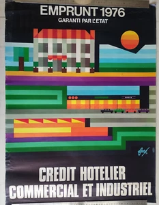 Affiche Emprunt - emprunt 1976 crédit hôtelier commercial industriel - FORE - Picture 1 of 1