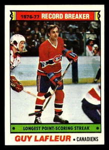 1977-78 Topps #216 Guy Lafleur RB Near Mint Canadiens RB - Picture 1 of 2