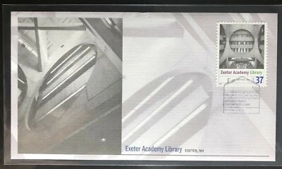3910 American Architecture Exeter Academy Library FDC Fleetwood 2005 Las Vegas - Image 1 of 2