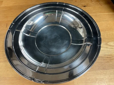 Тарелка посеребренная Reed & Barton 13 дюймов No4070 зубчатый край 729/60 винтажная MCM ретро - Изображение 1 из 4