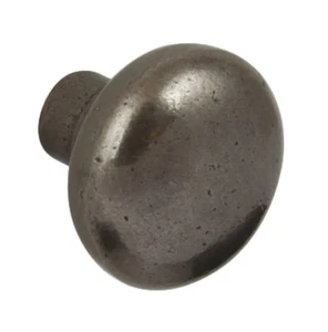 Hafele glatter Knopf Gusseisen - 'natürliche' Oberfläche 35 mm Durchmesser (120.67.961) Packung 1 - Bild 1 von 3