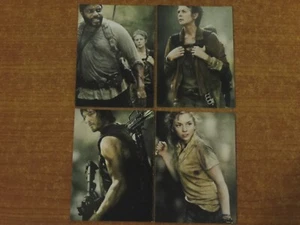 amc THE WALKING DEAD Season 4 Part 1   4-Card Posters Chase Set  #D1 - D4   2016 - Picture 1 of 3