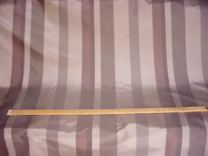 TELA TAPICERÍA CORTINAS RAYAS SEDA PELTRE TAUPE JOFA KRAVET LEE 10Y - Imagen 1 de 4