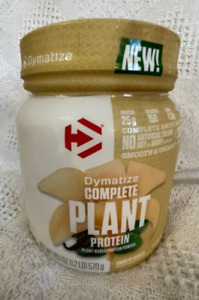 Dymatize Complete Plant Protein Powder  SMOOTH VANILLA 1.3 Pound exp 5/24