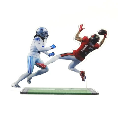 Mike Evans Figure - #13 of Tampa Bay Buccaneers Making a Crazy Catch Ornament Cover