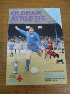 09/01/1988 Oldham Athletic v Tottenham Hotspur [FA Cup] - Picture 1 of 1