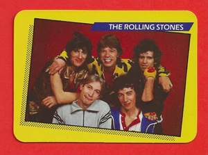 1985 Rock Star Concert Cards #1 The Rolling Stones - Mick Jagger, Keith Richards - Picture 1 of 2