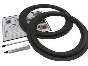 15" Foam Speaker Repair Kit OD: 14.75", Cone: 11.25" FSK-15M (PAIR) - Picture 1 of 8