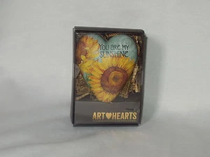 TIM COFFEY 4" demdaco YOU ARE MY SUNSHINE lock key ART HEART ornament  NIB - Picture 1 of 8