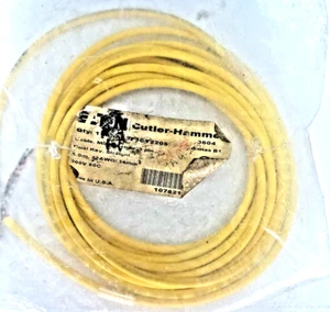 Cutler Hammer CSAS3F3CY2205 Cordset Ser B1, 3 Pin Straight Single End, new (E4) - Picture 1 of 6