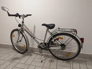 Fahrrad 26 Zoll silber City Fischer"Ballonreifen" 7gang Naben Ruecktritt - Bild 1 von 12