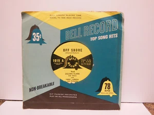 ARTIE SANFORD: Oh My Papa & LILLIAN CLARK: Off Shore, 7" 78 RPM. VG+ - Picture 1 of 4
