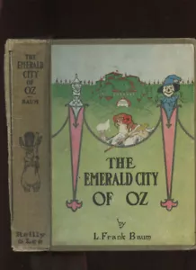 Baum, L. Frank: The Emerald City of Oz (1920 printing) HB/No DJ 1st/Early - Foto 1 di 4