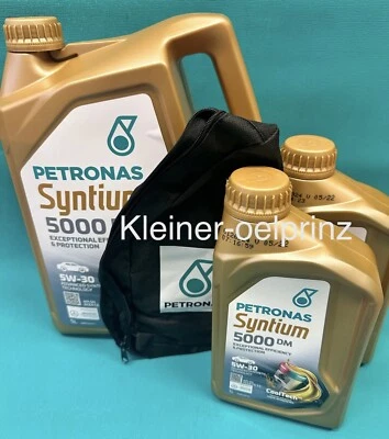 7 ltr. Petronas Syntium 5000 DM 5W-30 MB 229.51 / 229.52 /BMW LL-04 & Öltasche
