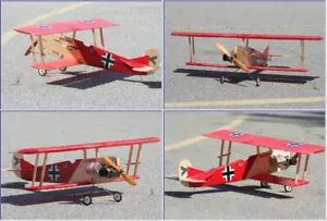 Model Airplane Plans (UC): FOKKER D-VII 33" WW-I Slow Combat for .19-.35 (Sig) - Picture 1 of 4