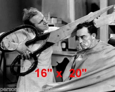HOLLYWOODTREASURES.COM Buster Keaton~Hair Salon~Barber~Photo~Durante~Stylist~Poster~16" x 20"