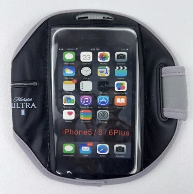 Brazalete con soporte para iPhone 5/6/6 Plus Michelob Ultra Estuche Deportes Correr Ejercicio Foto 1 de 4