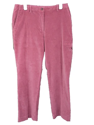 Orvis Pants Womans 10 Pink Soft Textured Chino Mid Rise Stretch Casual Preppy - Image 1 of 4