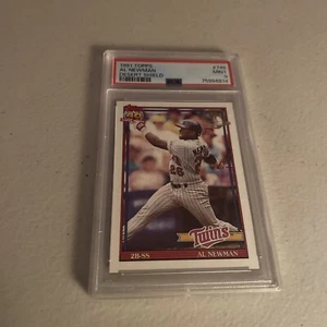 1991 Topps Wüstenschild #748 AL NEWMAN PSA 9 ZWILLINGE AUTHENTISCH - Bild 1 von 2