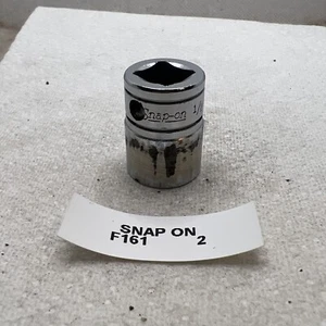 Snap On 3/8 Antrieb 1/2" 12 Punkt F161 Steckschlüssel Vorbesitzer Marken - Bild 1 von 8