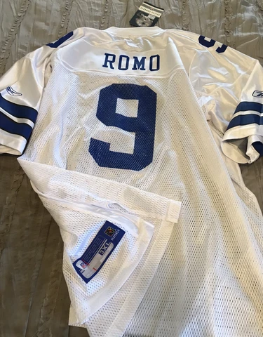 TONY ROMO Dallas COWBOYS Football REEBOK Replica 3XL Jersey NEW Vintage NFL Cover