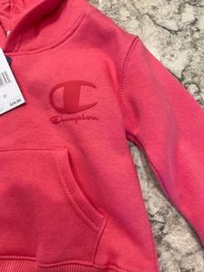 Champion Girls 2T Hooded Sweatshirt New With Tags - Picture 1 of 5