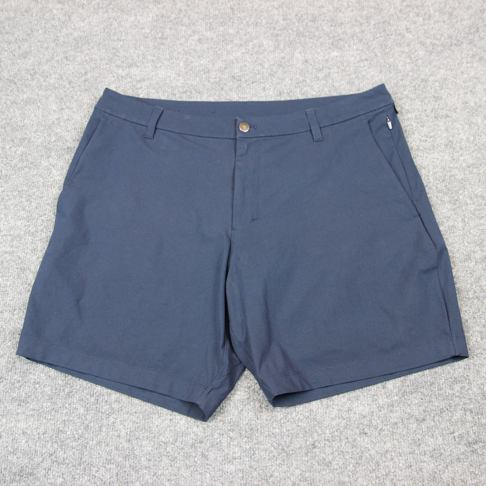 Lululemon Commission Shorts Men's 36 7" Inseam Blue Chino Performance - Image 1 of 4