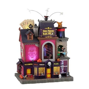 Lemax Spooky Town Halloween Village Smoke & Mirrors Magic Shop 45218 - Picture 1 of 1