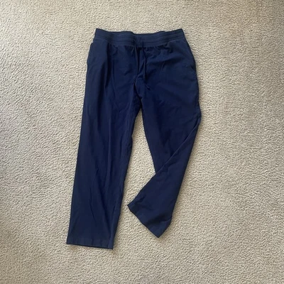 Pantalones Karen Scott Sport Active con cordón y bolsillo en azul intrépido talla M Foto 1 de 4