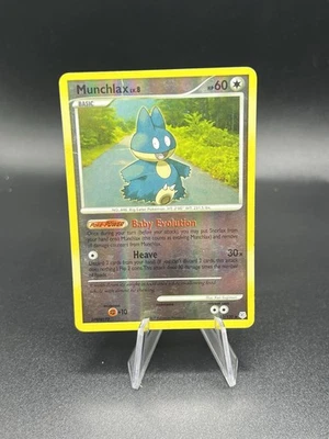 Munchlax 33/130 Reverse Holo Pokémon Card 2007 Diamond & Pearl HP/DMG - Image 1 of 4