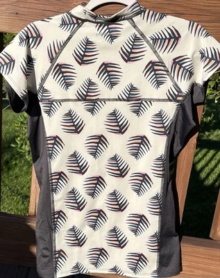 Patagonia Swim Micro Swell Rashguard Top Shirt Women's Large L Surfing Swimming - Image 1 of 4