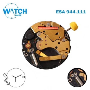 ESA 944.111 Watch Movement SWISS🇨🇭 Made White Date Disk at 3 - Picture 1 of 2