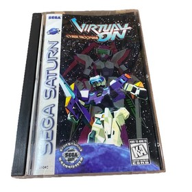 Virtual On Cyber TroopersCIB  Sega Saturn W/Manual Reg Card 