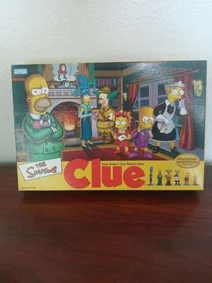 The Simpsons Clue 2nd Edition Detective Game Complete Set Board Game - Image 1 of 3