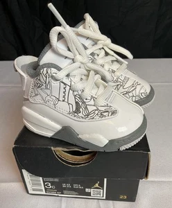 Nike Air Jordan Dub Zero Retro Shoes Sneakers DV1358-107 Boys Toddlers 3C W Box - Picture 1 of 8