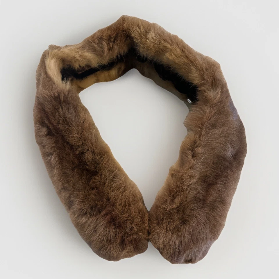 Винтажный подлинный норковый мех середины века 50-х 60-х бархата с подкладкой крест шарф воротник MCM - Изображение 1 из 1