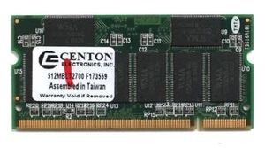 LAPTOP MEMORY, RDSC3208-60A 512MB DDR333 CL2.5, 512MBLT2700 F173559, TMTC TDS16 - Picture 1 of 2