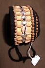 Rare Handmade Women Belt With Seeds, Metal Ornaments, And Sea Shells 42 In.Long.