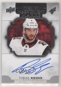 2017-18 Upper Deck Premier Magnificent Marks Tobias Rieder #MM-TR Auto