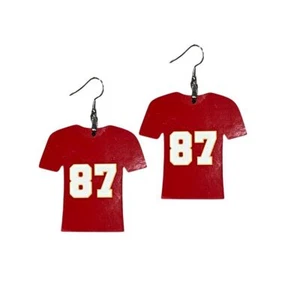 Pendientes Jersey Deportivos Ligeros - Elige Color y Número - Imagen 1 de 7