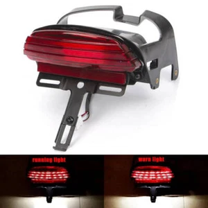 Luz de freno trasera LED Tri-Bar guardabarros roja para Harley Dyna FXDF Fat Bob 2008-2013 X - Imagen 1 de 9